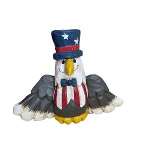 Midwest Cannon Falls Eddie Walker Patriotic American‎ Eagle Taper Candle Holder
